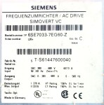 Siemens 6SE7033-7EG60-Z